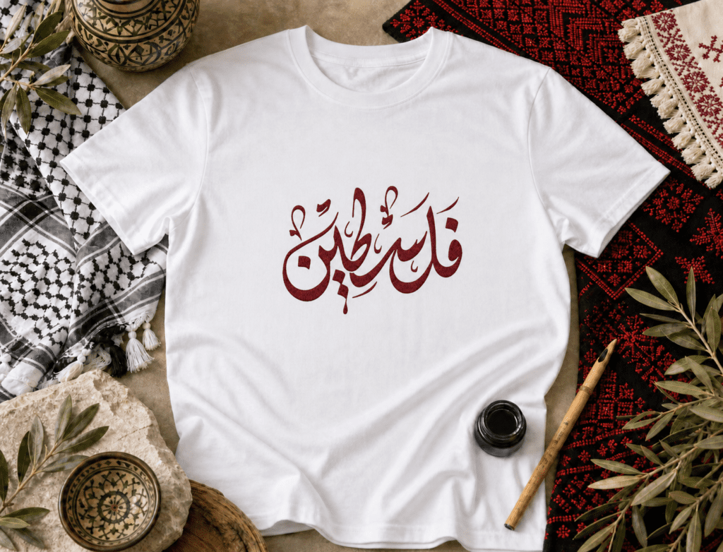 Palestine Kalligrafie Tayf Fashion Haupt
